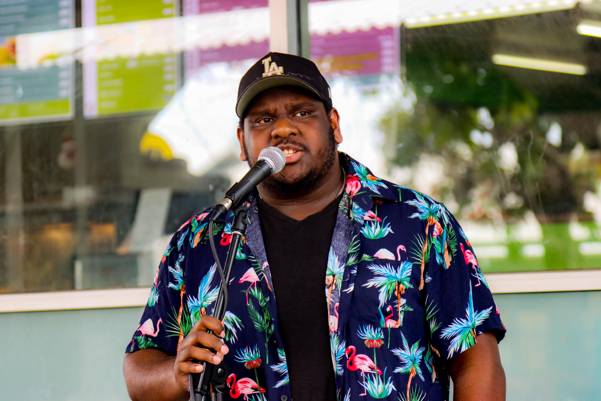 Jack Bani performs for Reconciliation Week 2021